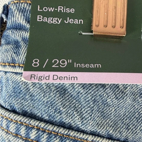 Wild Fable™ Women's Low-Rise Baggy Jeans - Medium Wash 8S - Picture 7 of 11